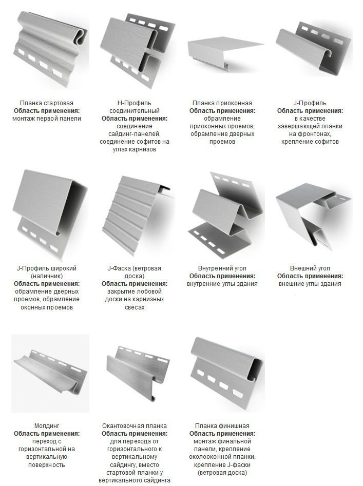 H профиль для сайдинга применение